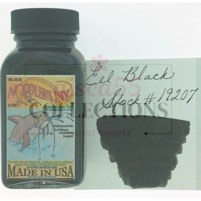 

NOODLERS Fountain Pen Ink 3oz Bulletproof (1)/ Tinta - Eel Black