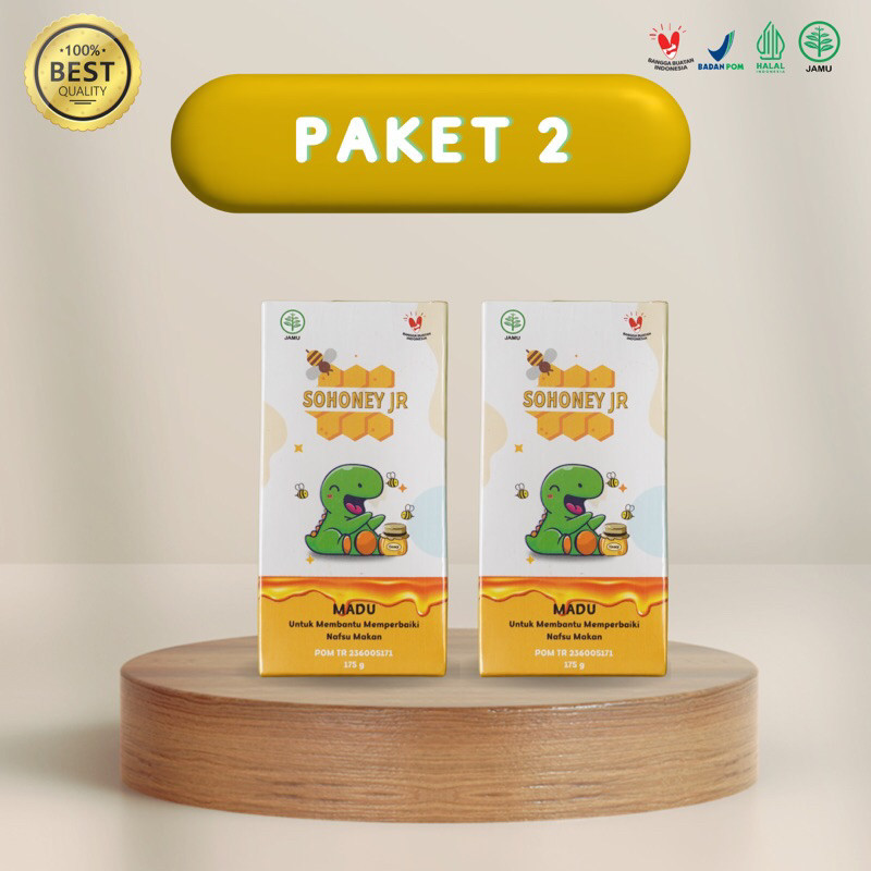

Sohoney Jr Madu Nafsu Makan Akan 2 pcs