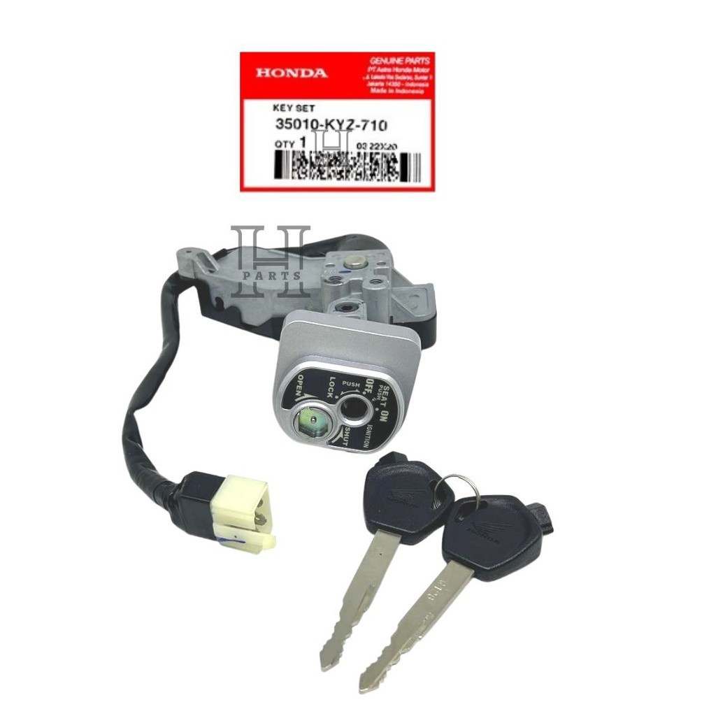 KUNCI KONTAK KEY SET SUPRA-X 125 HELM-IN INJECTION 35010-KYZ-710 AHM HGP