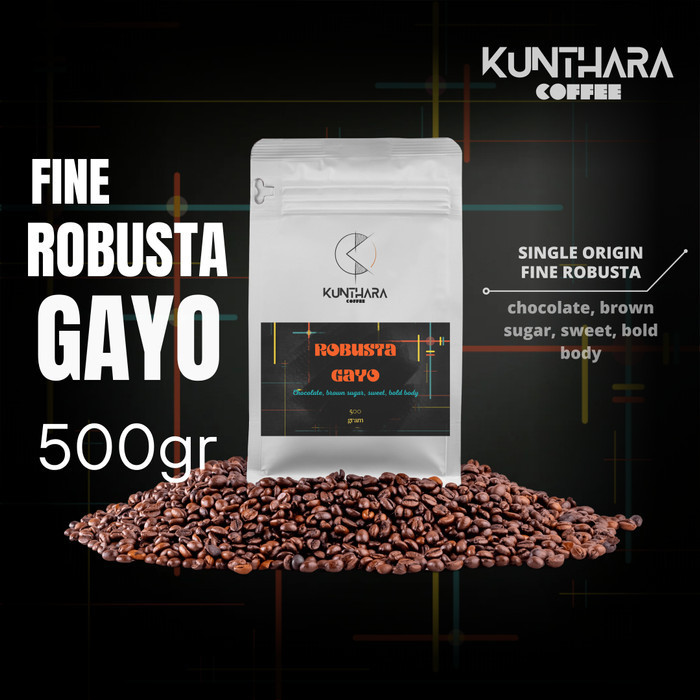 

bubuk kopi robusta gayo 500gr (bubuk kopi rumahan) - giling kasar