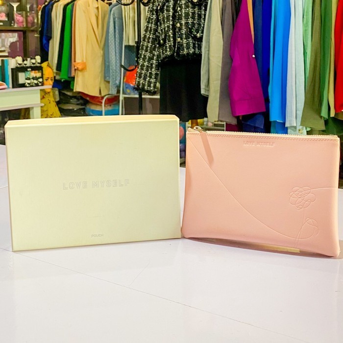 bts official merchandise || love yourself pouch