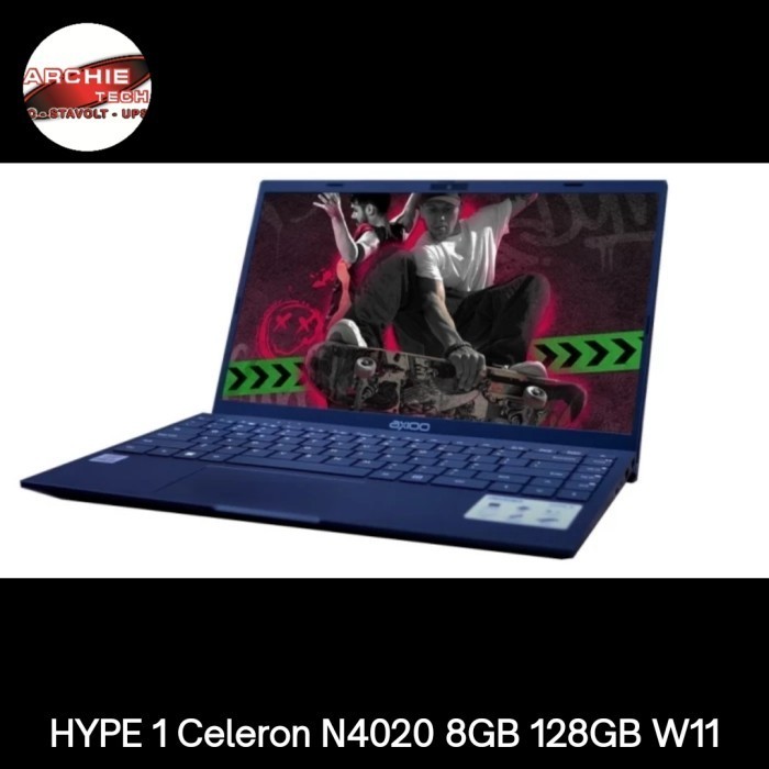 AXIOO Mybook HYPE 1 Celeron N4020 8GB 128GB W11 Home NBAX23SC04GNR1U1