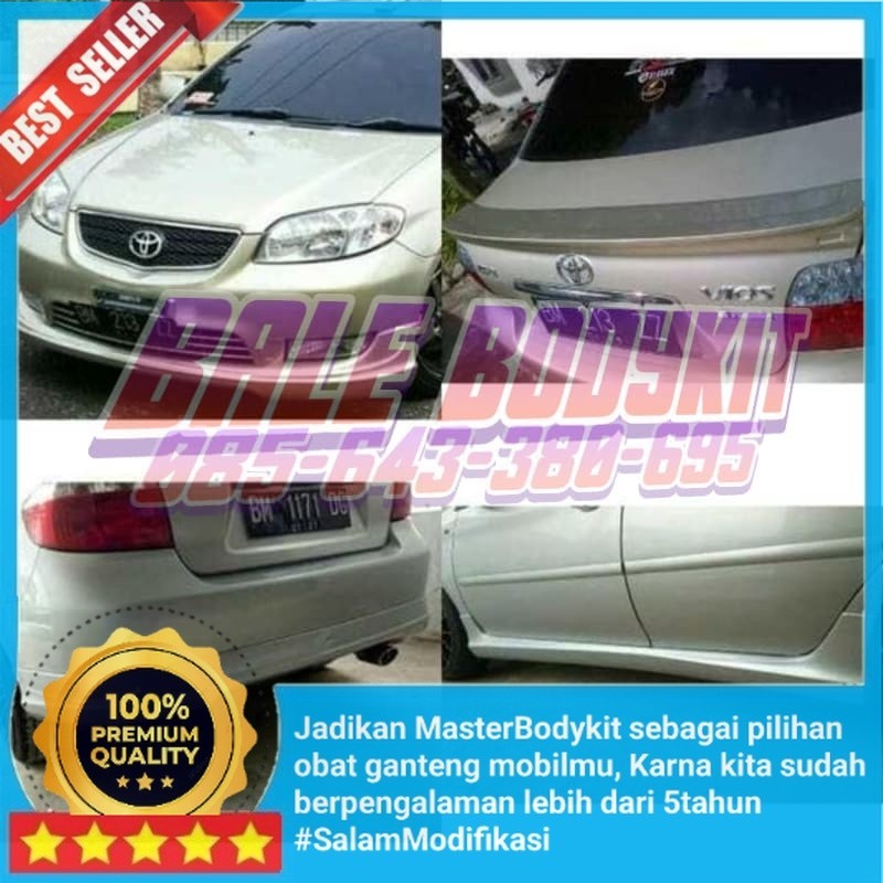 Aksesoris Bemper Mobil BODYKIT vios tom gen 1 Termurah
