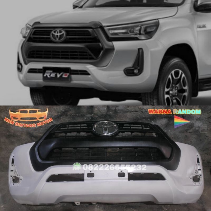 Bumper dan grill hilux revo rocco facelift 2018-2021 original