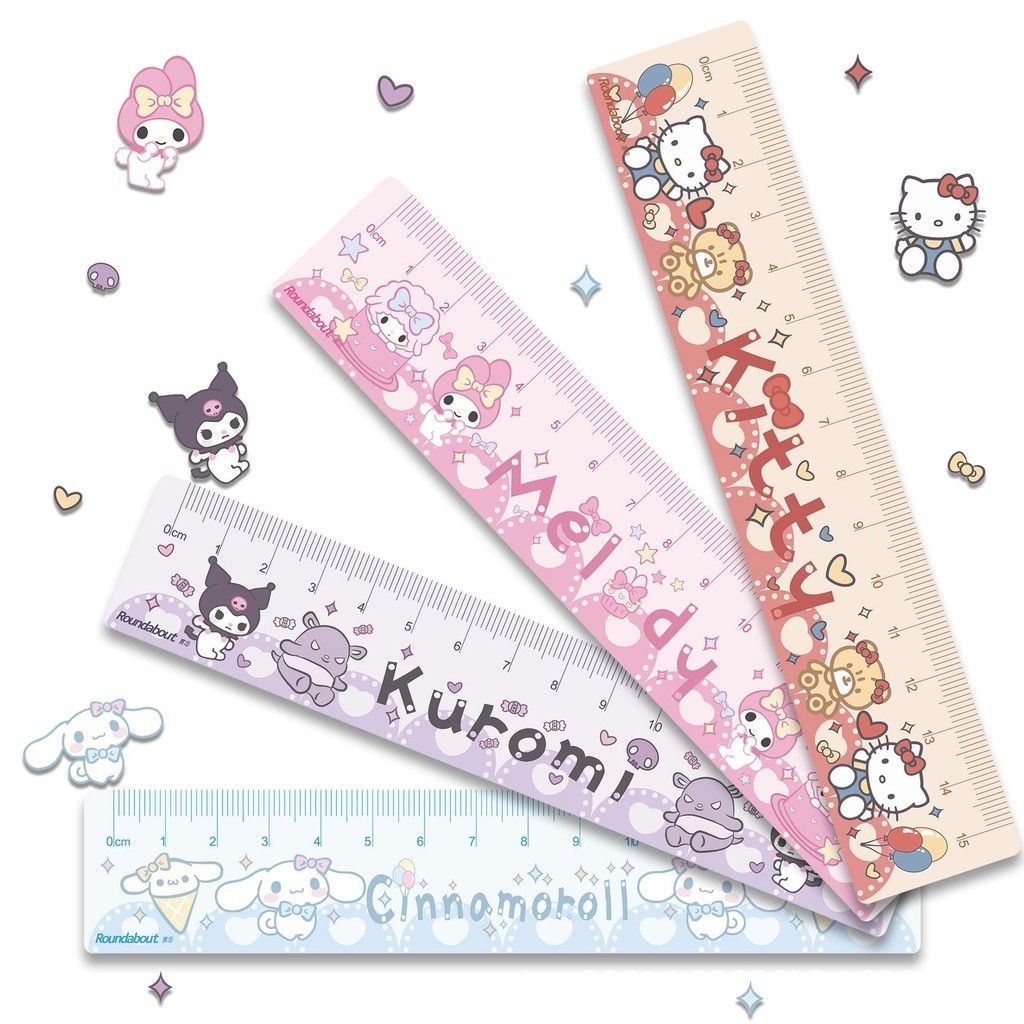 

PENGGARIS AKRILIK SANRIO TERBARU / RULER SANRIO 15CM / PENGGARIS CINNAMOROL MELODY KUROMI