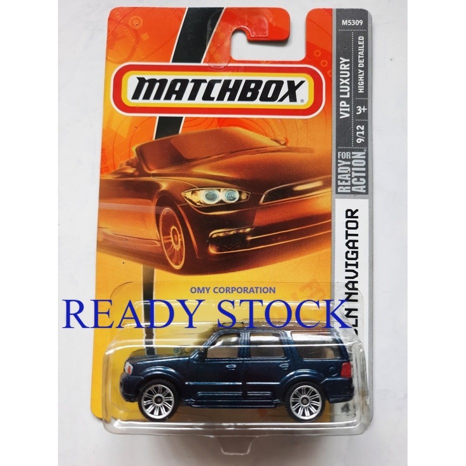 Matchbox Lincoln Navigator biru tua Matchbox VIP Luxury sip