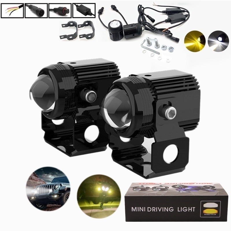 2 Buah D3 Lampu Sepeda Motor Lampu Sorot Mobil Lampu Sorot Mobil Led Kuning Putih Lampu Senjata