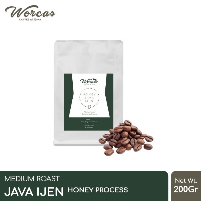 

[Coffee New] Kopi Arabica Java Ijen "Honey" 200 Gram Medium Roast (Biji/Bubuk) - KOPI BIJI