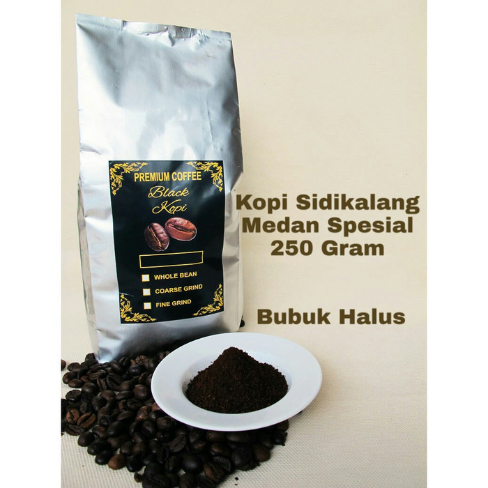 

[Coffee New] KOPI SIDIKALANG 250 GR - KOPI SIDIKALANG SPECIAL 250 GR - BUBUK HALUS