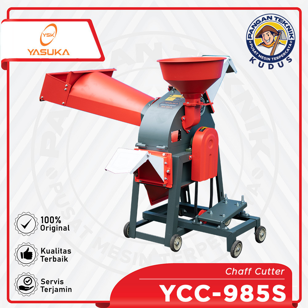 CHAFT CUTTER MACHINE YASUKA YCC 985S | MESIN PENCACAH RUMPUT | RANTING