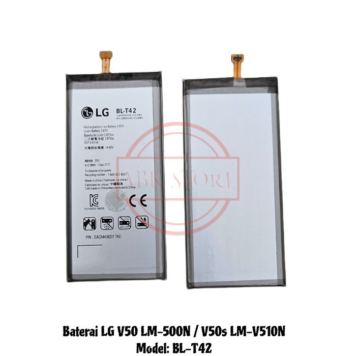 Baterai Battery LG V50 Thinq LM-V500N / V50s LM-V510N BL-T42 Original