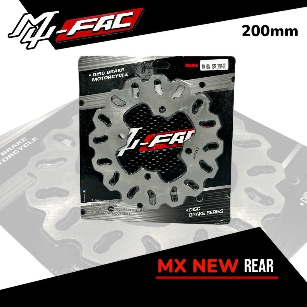 MUFAC Cakram Disc Belakang Jupiter Mx New Model Gerigi Polos Ukuran 220mm