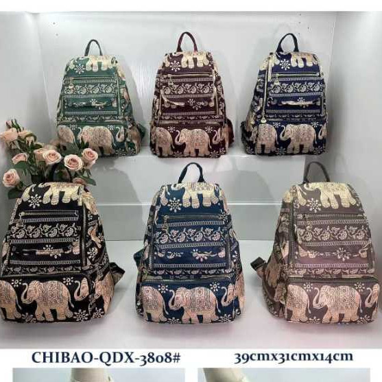 Tas Ransel Chibao CB QDX-3808 Motif Gajah