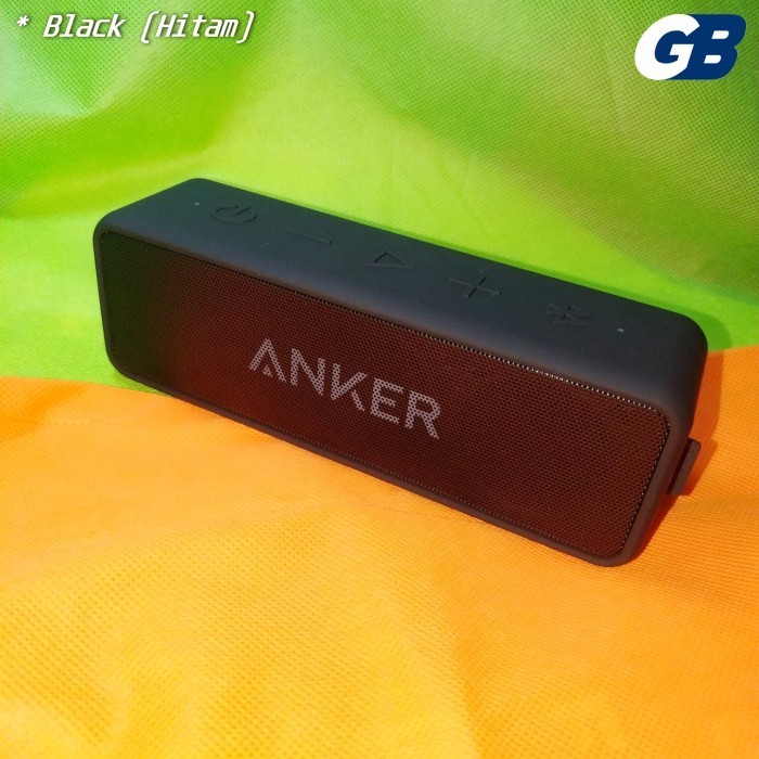 Andar Anker Soundcore 2 IPX5 Wireless Portable Bluetooth Speaker TWS - Hitam