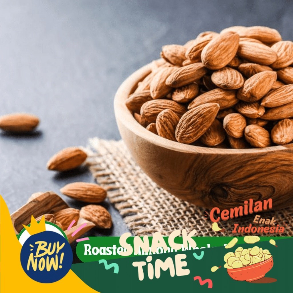 

Special Diskon Kacang Almond Panggang 1kg Premium Quality Solusi Snack Sehat untuk Anda