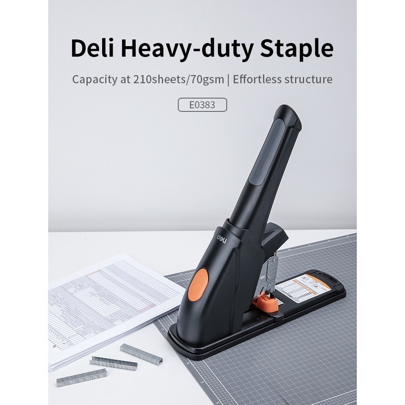 

Deli Stapler / Staples Jilid Besar Heavy Duty - E0383