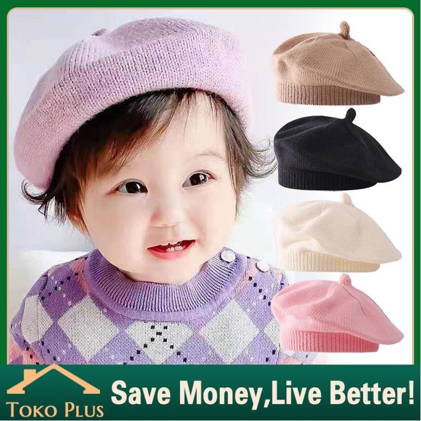 Topi Beret Bayi Anak Perempuan Style Korea / Baby Beret Hat Korean
