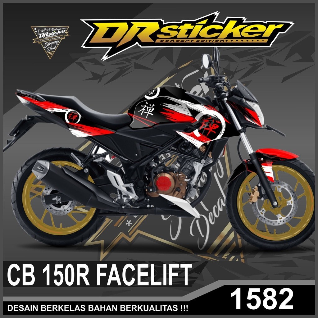 Decal Costum Sticker CB 150R STREETFIRE Full Body Desain Vektor Hayabusa Ready Stok Choose Laminasi 