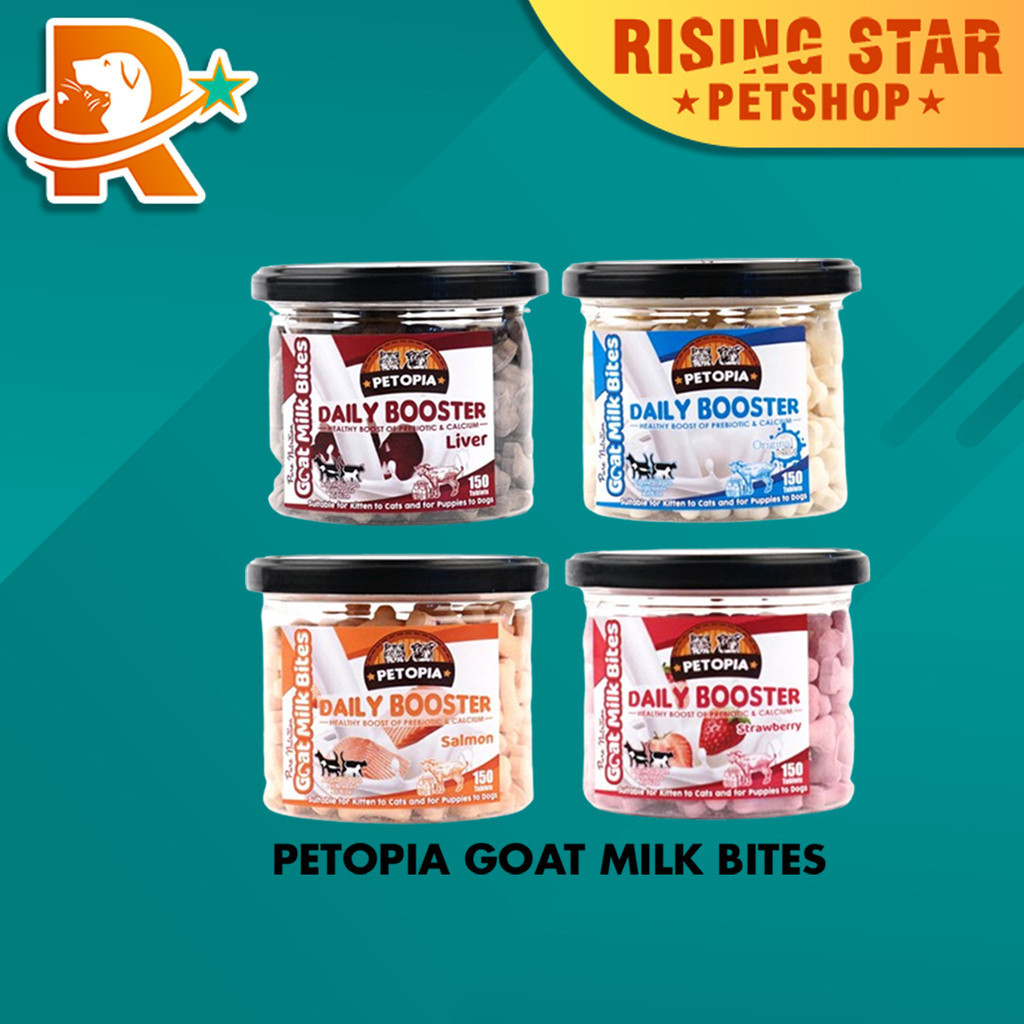 Suplemen Kalsium Kucing Anjing Petopia Goat Milk 150 Gram