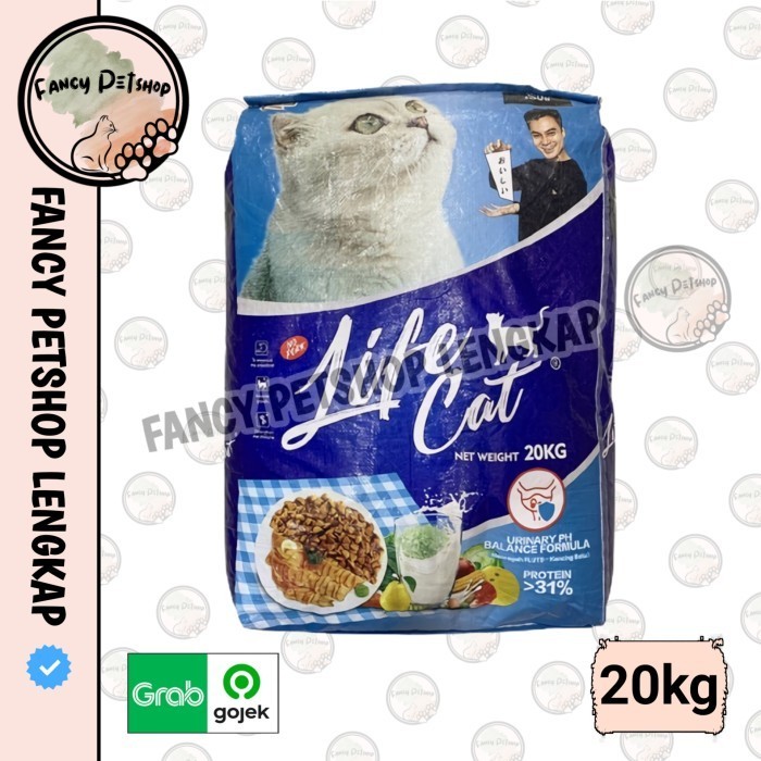 LIFE CAT 20KG makanan kucing life cat DRY FOOD