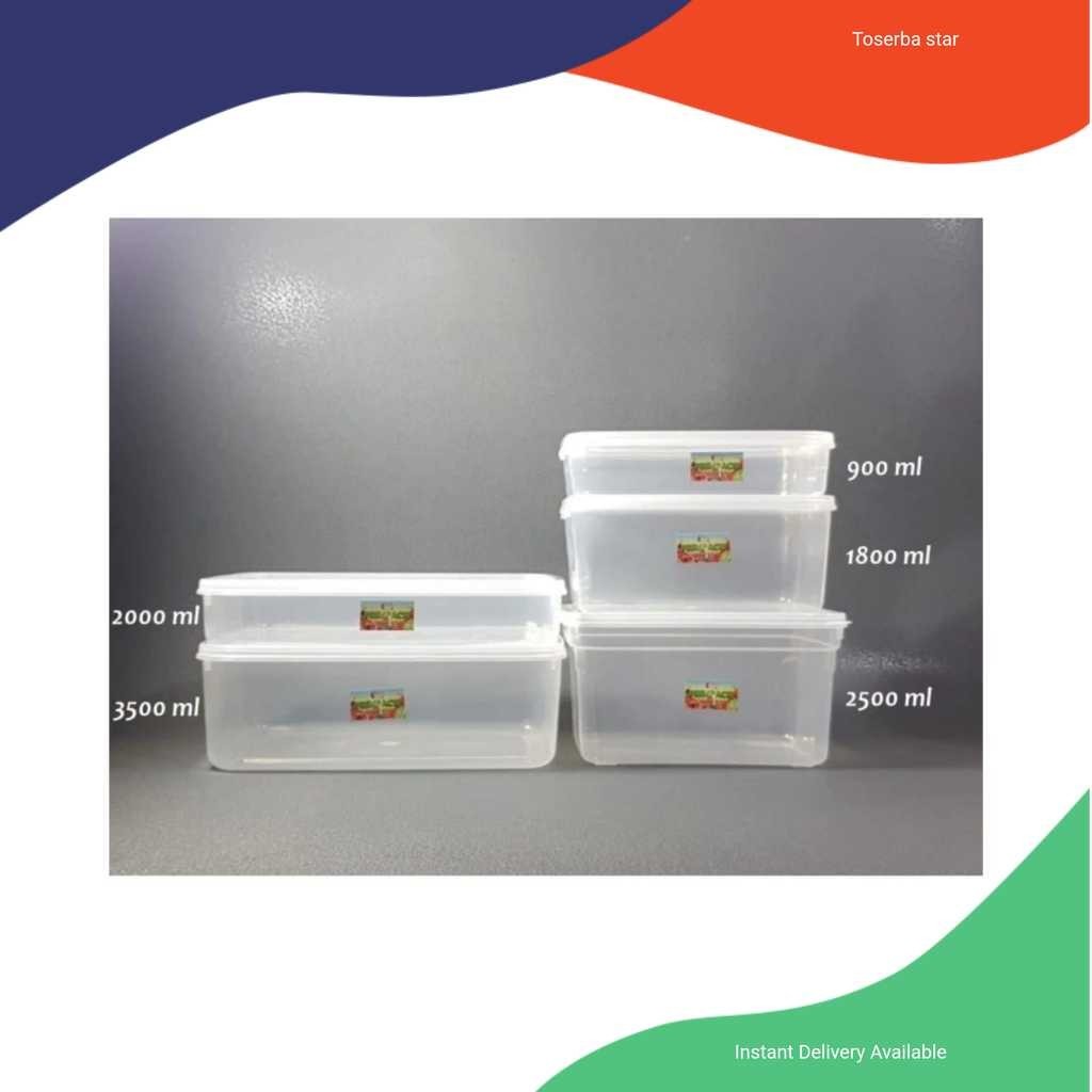 Kotak sealware Box bening/ Primpack plastik/ Kotak bening segi