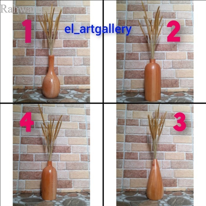 

Aneka Vas Bunga Kayu - Model 6:10cm antik