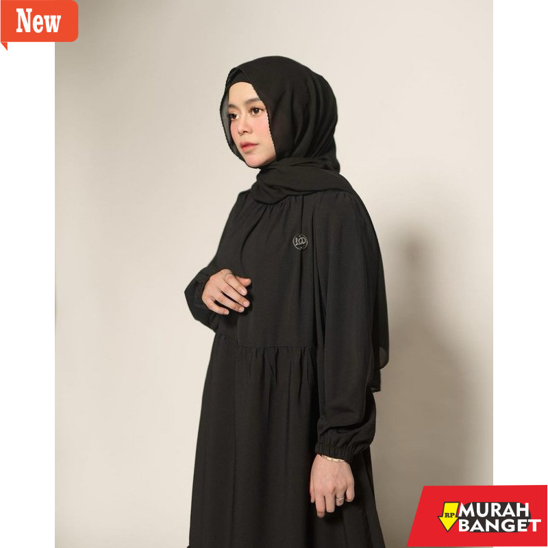 abaya lebaran ala Turkey- Hommy Dress Abaya Turki / Kaftan Lesti Kejora / Gamis Khumaira Syar'i / Ab