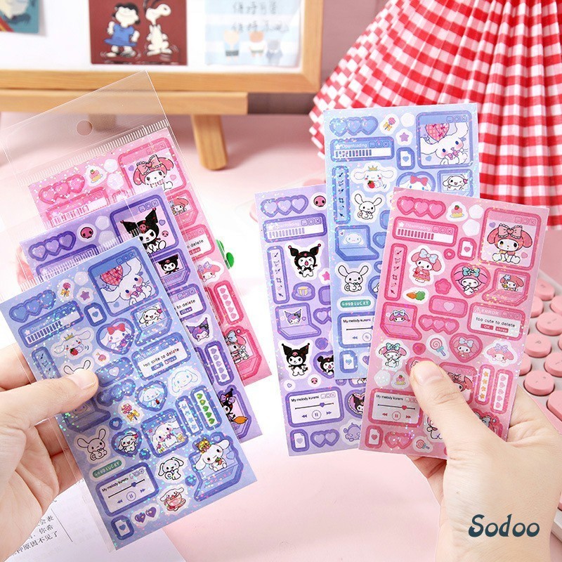 

Stiker Kartun Sanrio Lucu ，Stiker Gadis Hati Ins Gaya ，Stiker DIY Stiker Siswa Kreatif - SO