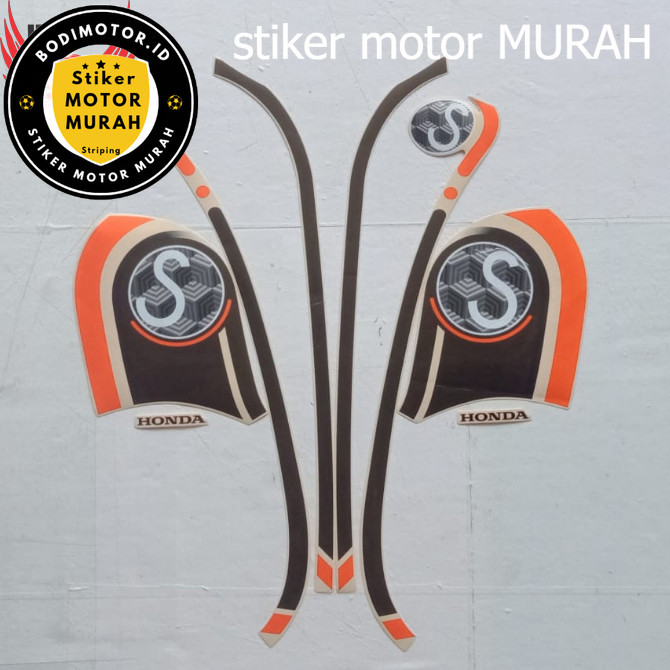 Stiker Striping Honda Scoopy Fashion 2021 - List Stiker Standar Scoopy Fashion 2021 - Striping Stand