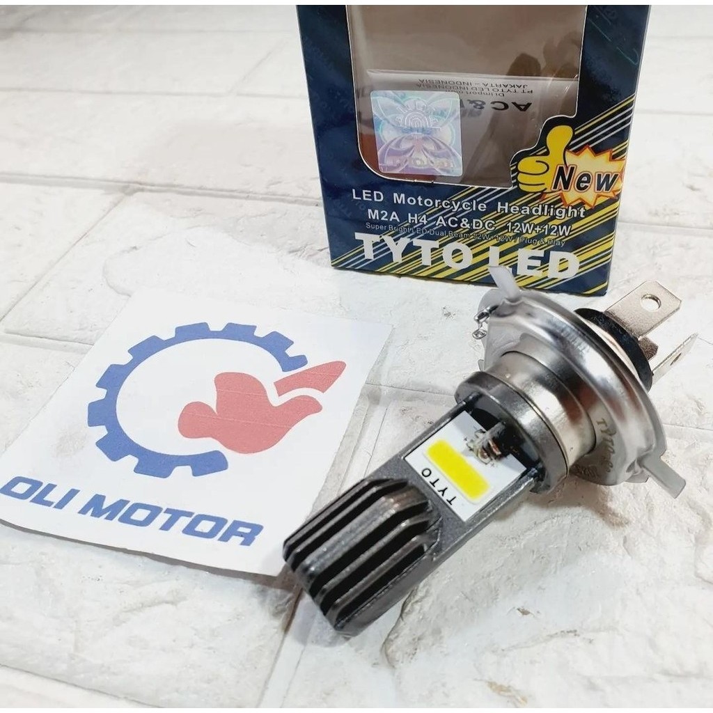 Lampu Depan Bohlam Led Motor Vixion Byson R 15 AC DC M2A TYTO