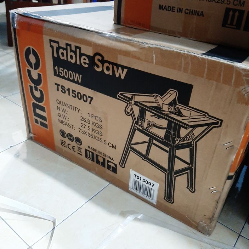 MESIN MEJA POTONG KAYU 10 INCH TABLE SAW INGCO TS15007