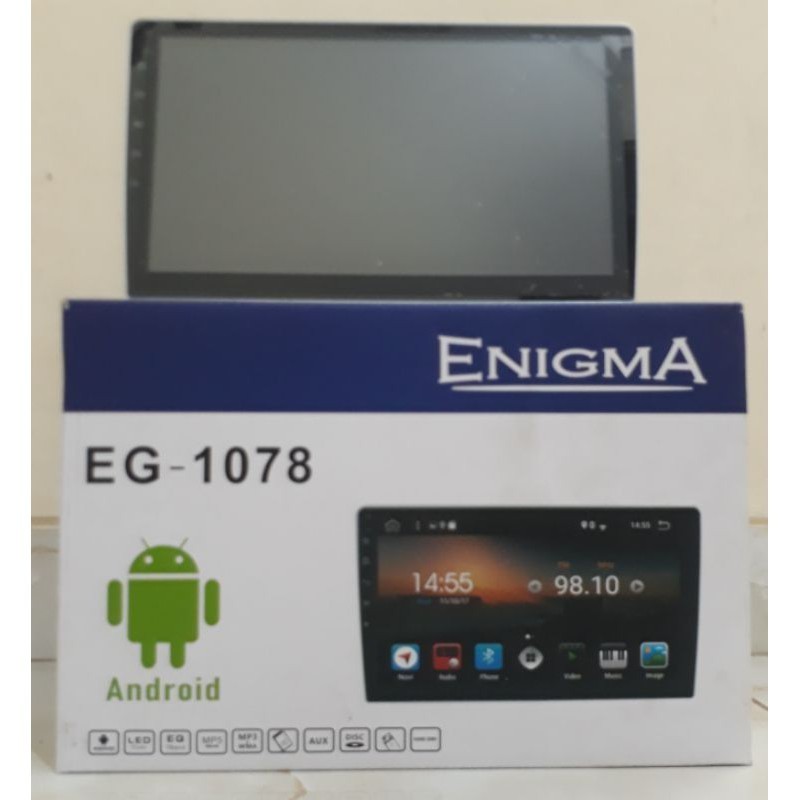 Head unit enigma eg-1078 android 10 inch dvd player double din enigma eg-1078 android 10 inch dvd
