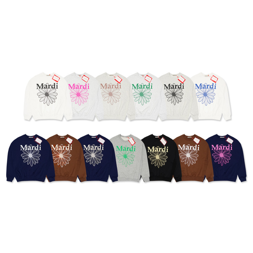 Mardi Mercredi Flower Mardi Sweatshirt