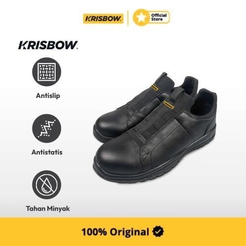 Krisbow Safety Shoes Sepatu Pengaman Nyx Ukuran 41 - Hitam