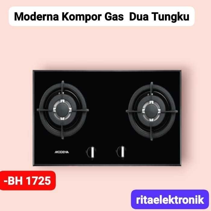 Modena Kompor Gas Tanam Dua Tungku Kota Padang