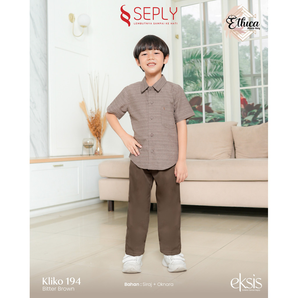 Ethicastore.Bdg Baju Sarimbit Lebaran Terbaru Eksis Koko Anak Lengan Pendek Kliko 194 Baju Muslim Ko