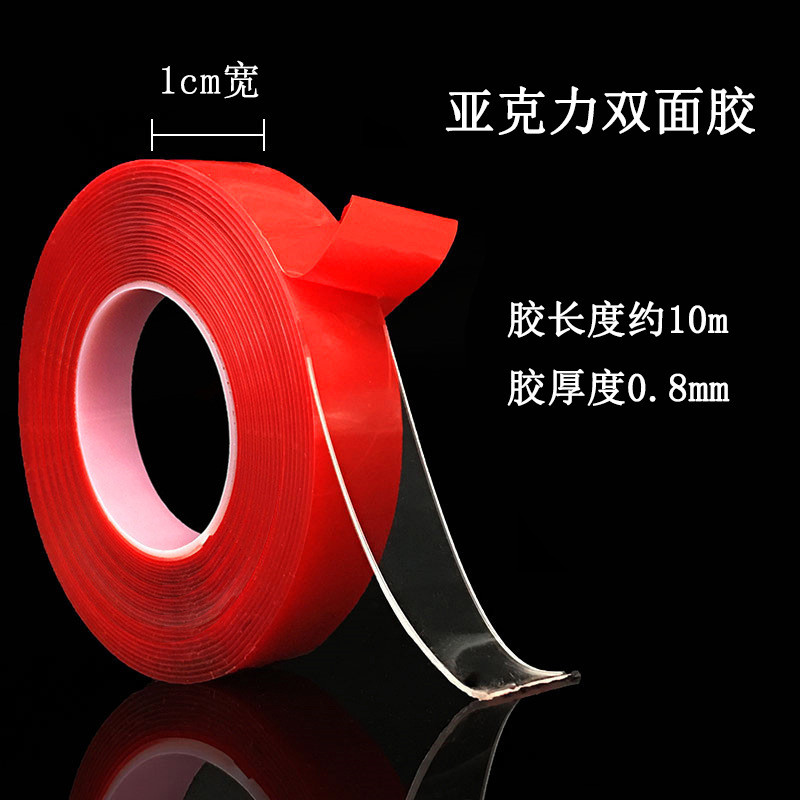 

Double Tape 10 M Fake Nails Display / Lem Bolak Balik 1cm x 10m Nail Art / Perekat Kuku Palsu Roll