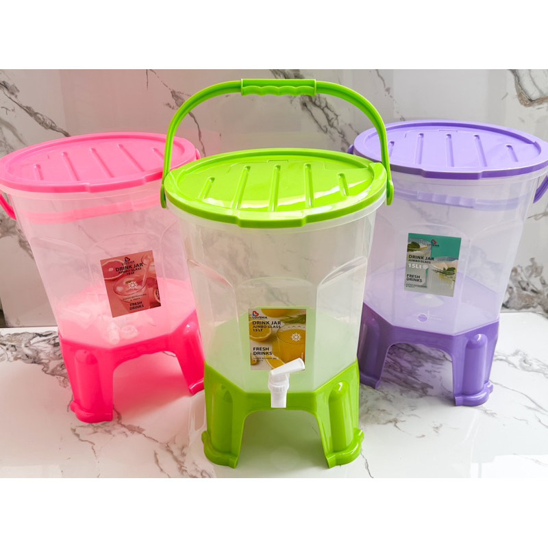 MATAHARI HOUSEWARE - Dispenser Es Teh Poci Portable Jumbo - Lovenia PECAH BELAH