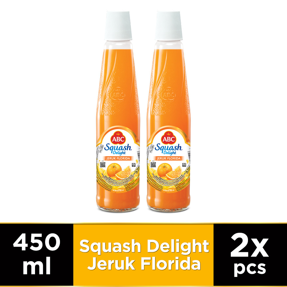 

ABC Sirup Squash Delight Jeruk Florida 450 ml - Twin Pack