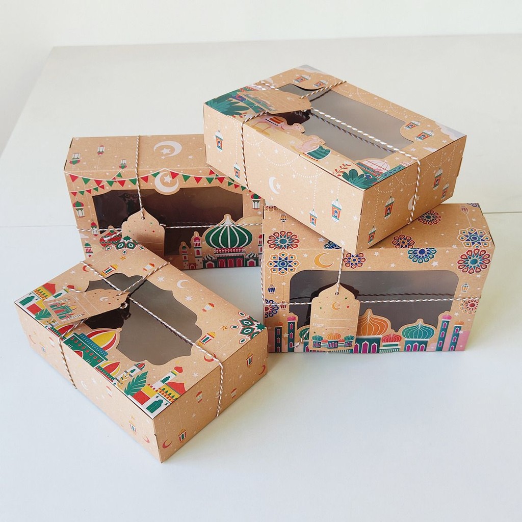 

Box Kue Lebaran Idul Fitri Mika Pita Hangtag Ramadhan Dus Toples Kue Kering Kotak Hamper Eid Mubarak