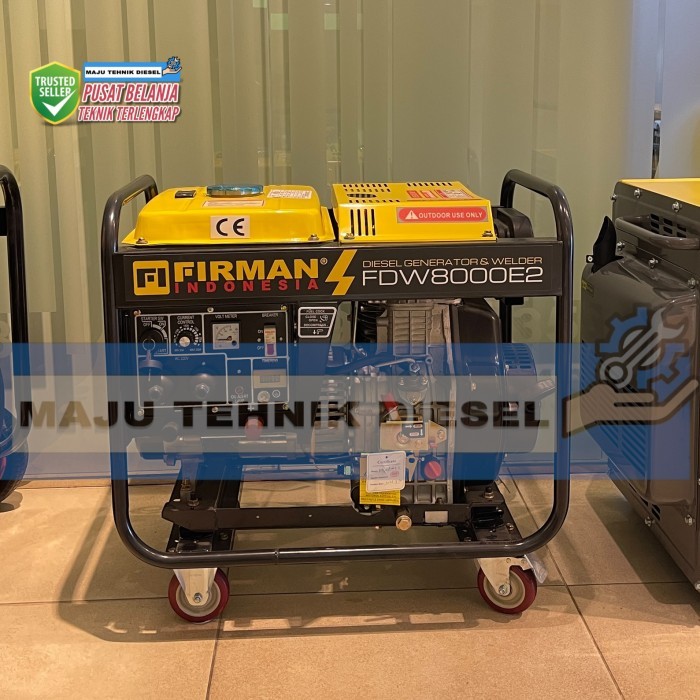 Mesin Genset Diesel Las FIRMAN FDW 8000 E2 4200 watt 1 PHASE 4200Watt