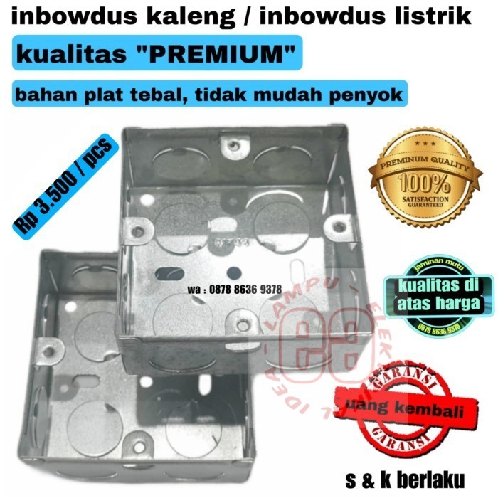 inbow dus kaleng | box mk | inbow doos | inbow dus | rumah stop kontak Bagus Berkwalitas