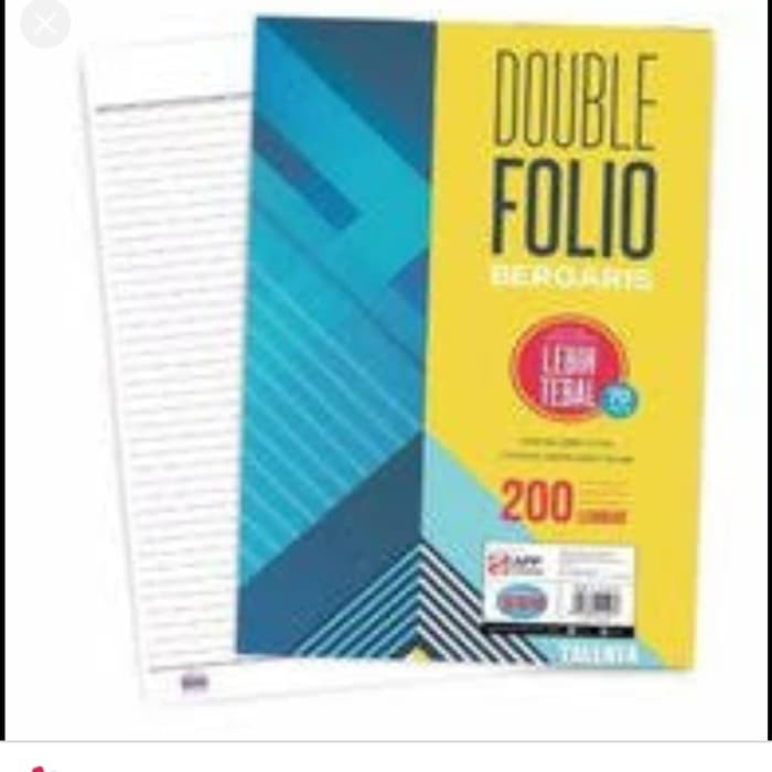 

KERTAS DOUBLE FOLIO GARIS SINAR DUNIA ISI 200LBR