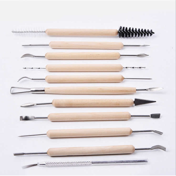 

11pcs in one set Radium knife Sculpture pottery chisel carving clay tool NO.C0112
