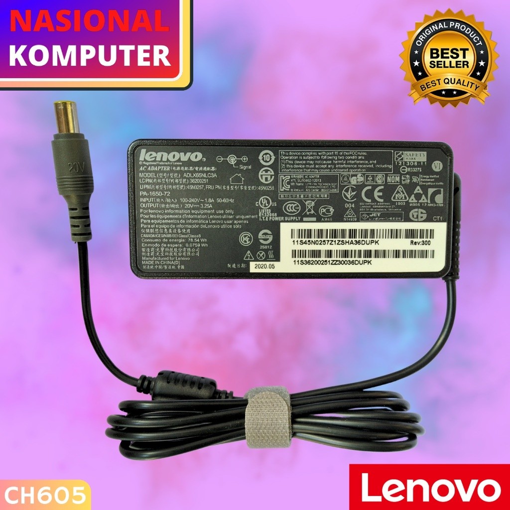 Adaptor Charger Lenovo Thinkpad X200 X200s X210 X220 X230