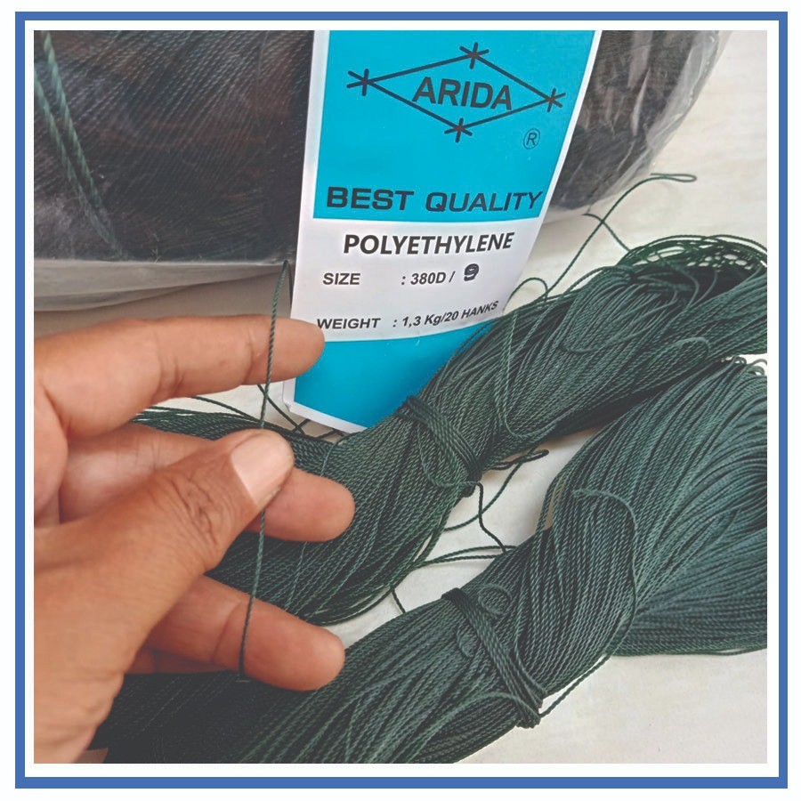 Tali Benang PE Arida  Per Ikat Serbaguna D6/ D9/D12/D15 /D18 /D21 /D24/D30 Termurah (Eceran )