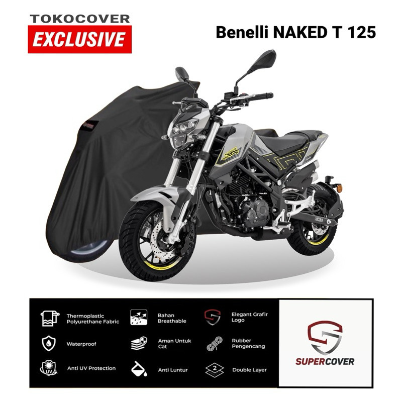Cover Motor Sarung Motor Benelli Naked T125 size XL