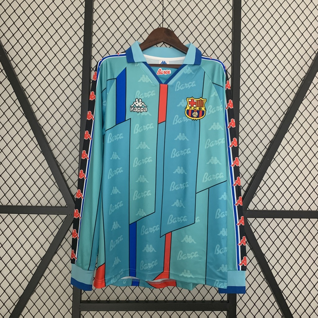 Jersey Retro long sleeve Barcelona 96/97 away A95 T shirt pria