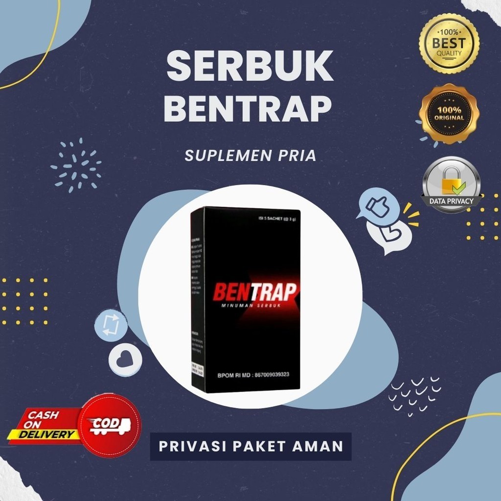 BENTRAP Asli Minuman Botanikal Serbuk Rasa Apel Herbal Penambah Stamina - Bentrap Original Meningkat