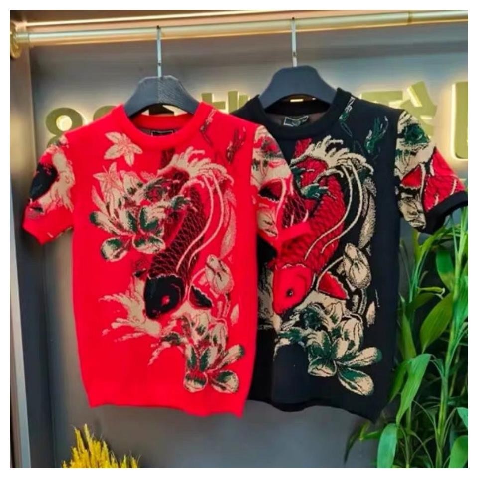 Men's short sleeved T-shirt in the year of the zodiac sign
